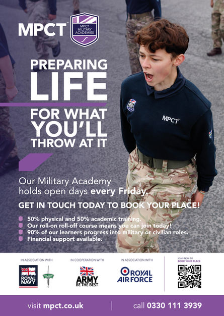 Take the next step to a career in the Armed Forces