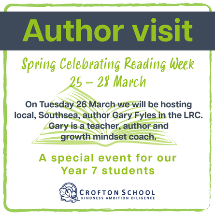 Author visit for Year 7